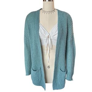 Free People Open-Front Knit Cardigan